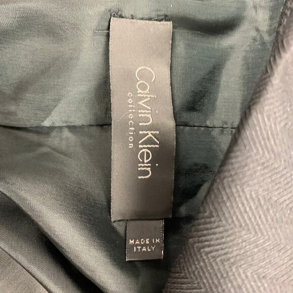 CALVIN KLEIN COLLECTION Size 6 Black Cashmere / Silk Jacke Blazer - Picture 7 of 7